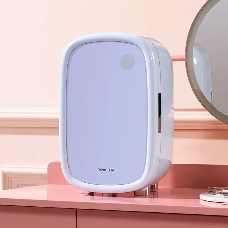 12L Professional Beauty Refrigerator, Small Refrigerator for Skin Care Cosmetics, Mini Car Refrigerator for Skin Care Products